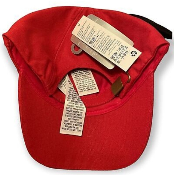 NWT Disney Mickey Mouse Gingerbread Man Ears Adjustable Red Hat Adults - Picture 3 of 5